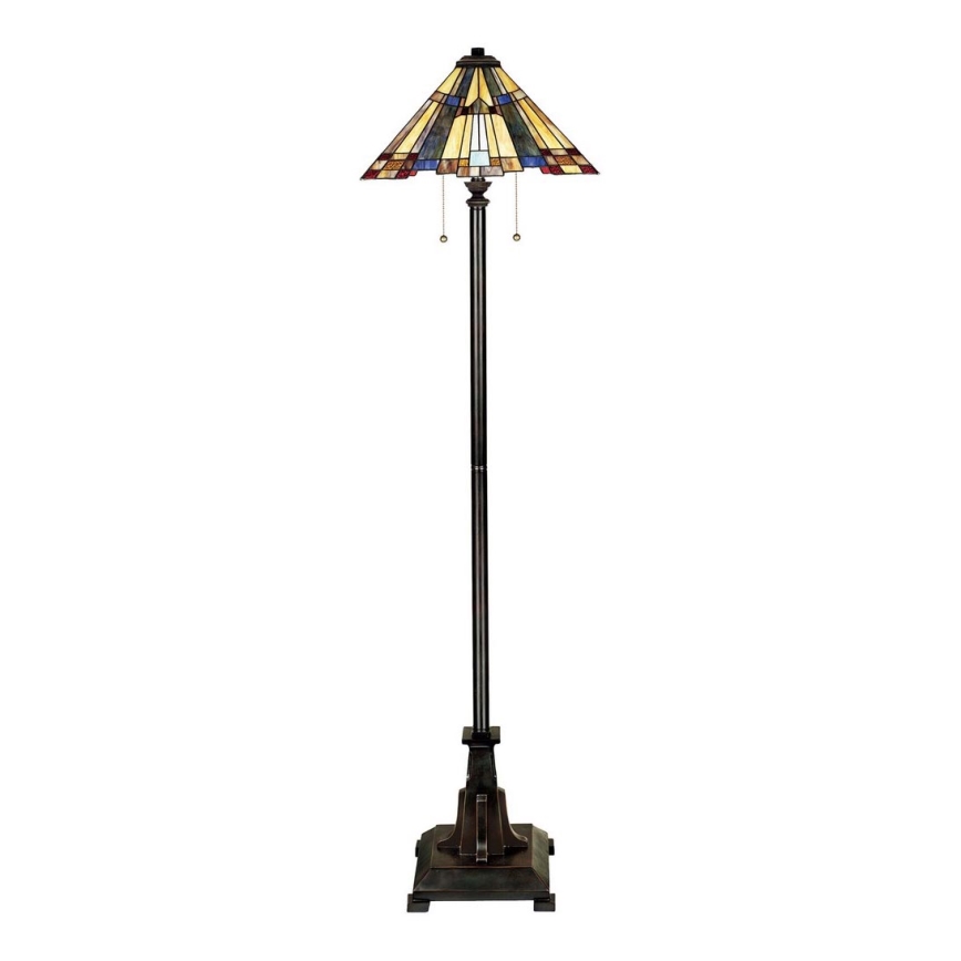 Elstead QZ-INGLENOOK-FL - Vloerlamp INGLENOOK 2xE27/60W/230V