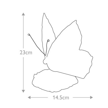 Elstead QZ-OBUTTERFLY-TL - LED Decoratieve lamp TIFFANY 1xG9/3W/12/230V vlinder