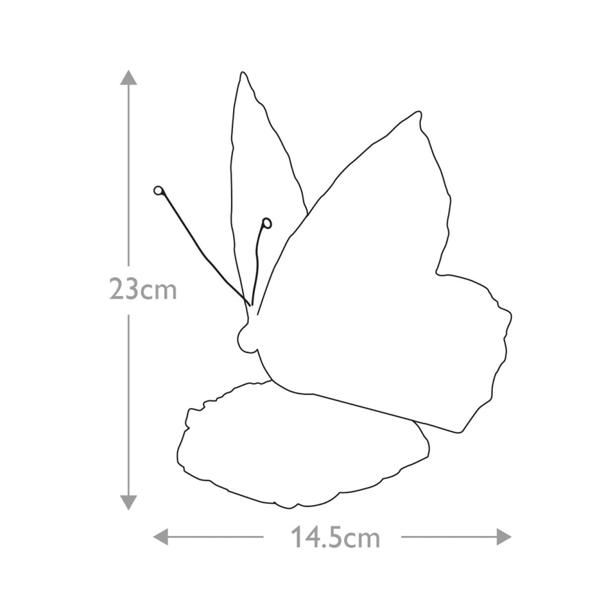 Elstead QZ-OBUTTERFLY-TL - LED Decoratieve lamp TIFFANY 1xG9/3W/12/230V vlinder