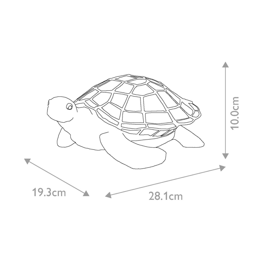 Elstead QZ-SAWBACK-TL - LED Decoratieve lamp TIFFANY 1xG9/3W/12/230V schildpad