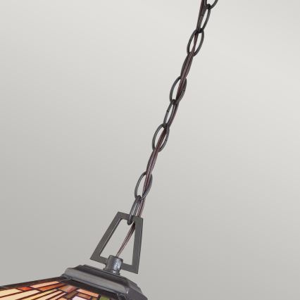 Elstead - Lustre Tiffany sur chaîne STEPHEN 3xE27/60W/230V