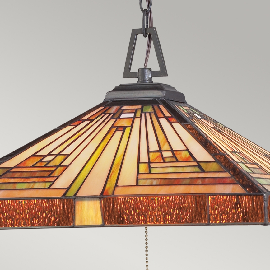 Elstead - Lustre Tiffany sur chaîne STEPHEN 3xE27/60W/230V