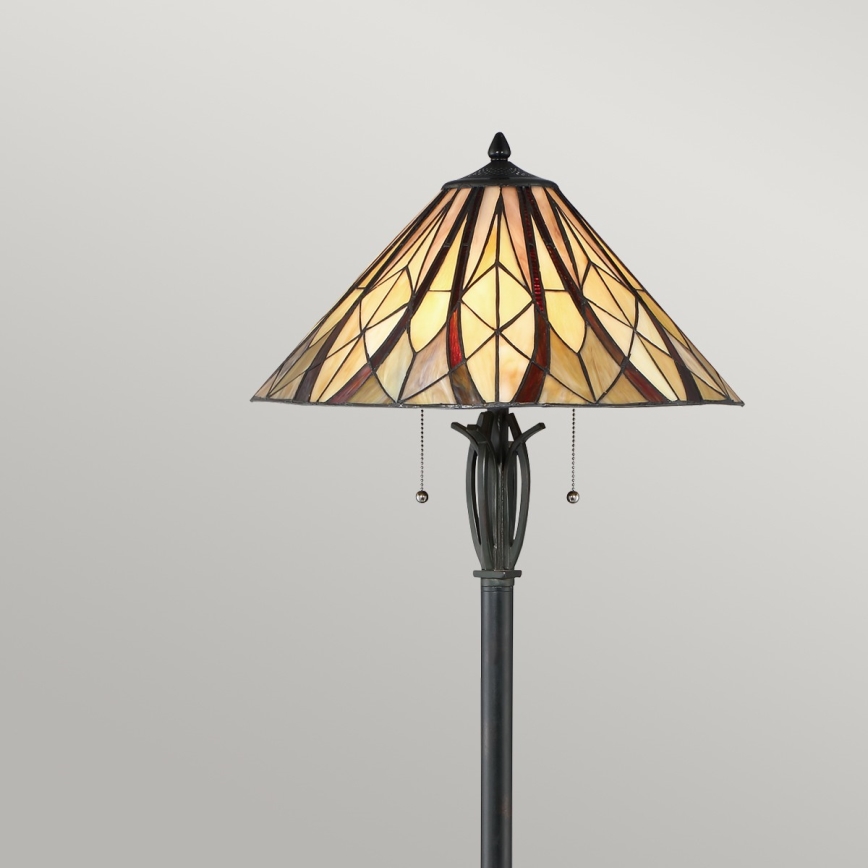 Elstead - Tiffany VICTORY staande lamp 2xE27/60W/230V