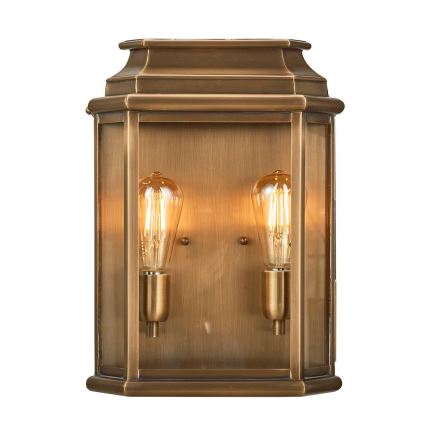 Elstead - Wandlamp voor buiten ST MARTINS 2xE27/60W/230V IP44 koper