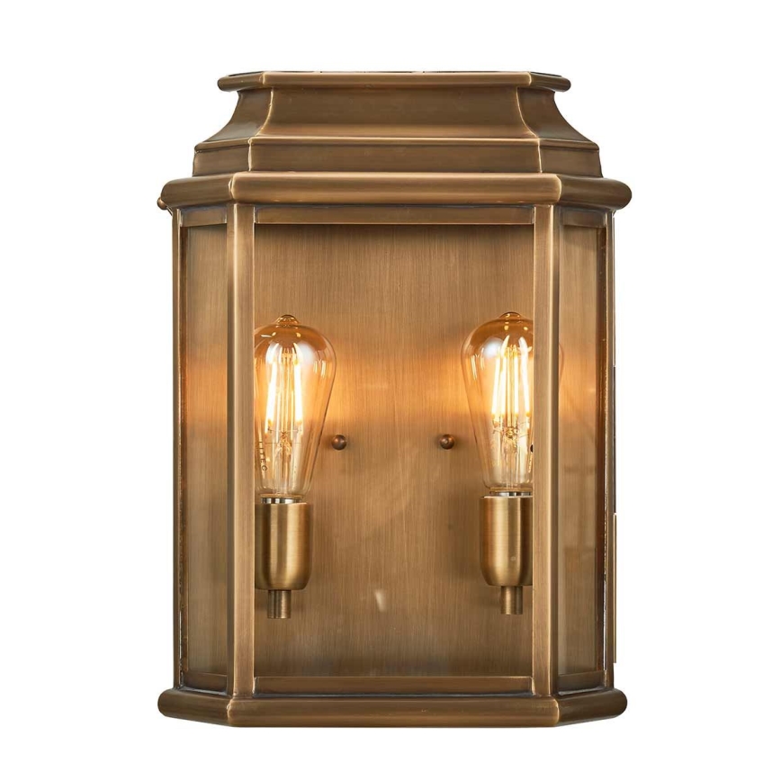 Elstead - Wandlamp voor buiten ST MARTINS 2xE27/60W/230V IP44 koper