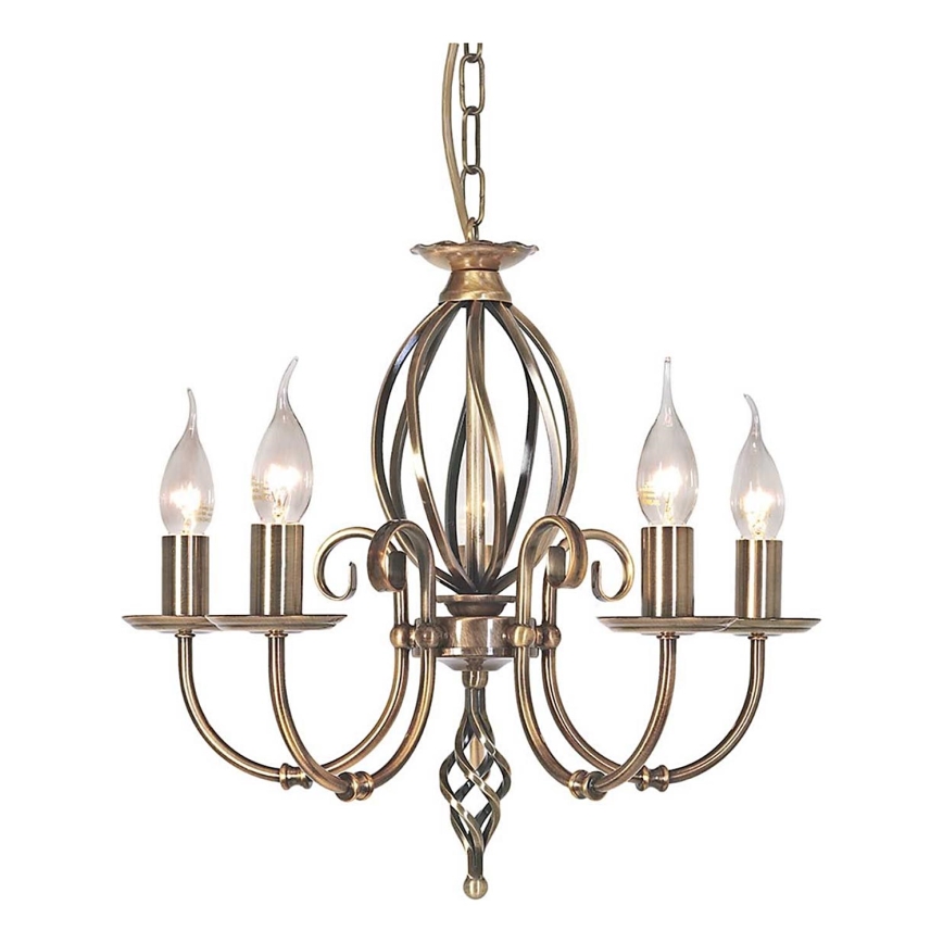 Elstead - Suspension chaîne ARTISAN 5xE14/60W/230V