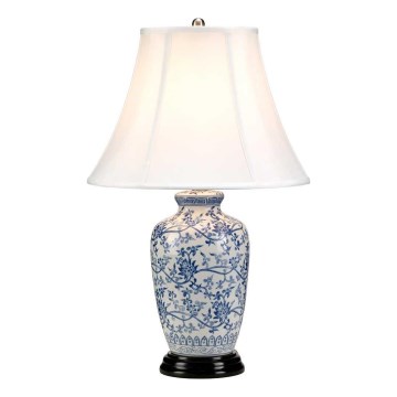 Elstead - Tafellamp BLAUW GINGER JAR 1xE27/60W/230V