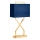 Elstead - Tafellamp CROSS 1xE27/60W/230V goud/blauw