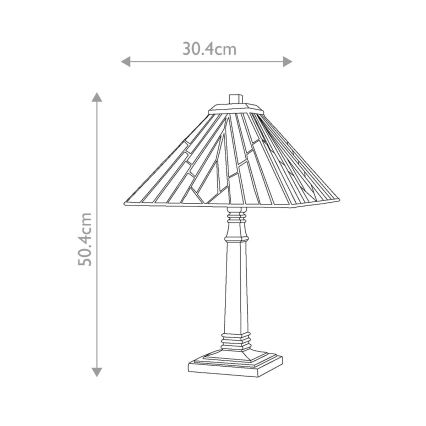 Elstead - Tafellamp ALDERLEY 1xE27/60W/230V