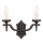 Elstead - Wandlamp RECTORY 2xE14/60W/230V