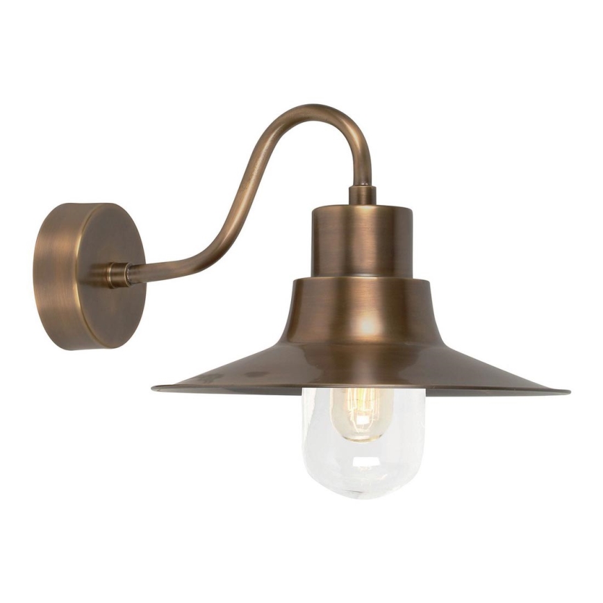 Elstead - Wandlamp voor buiten SHELDON 1xE27/100W/230V IP44 brons