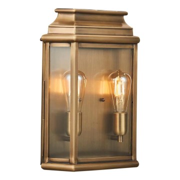 Elstead - Wandlamp voor buiten ST MARTINS 2xE27/60W/230V IP44 koper