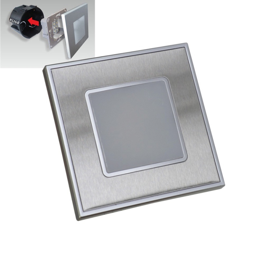 Luxera 48303 - Applique murale LED d'escalier 16xLED/1W/230V