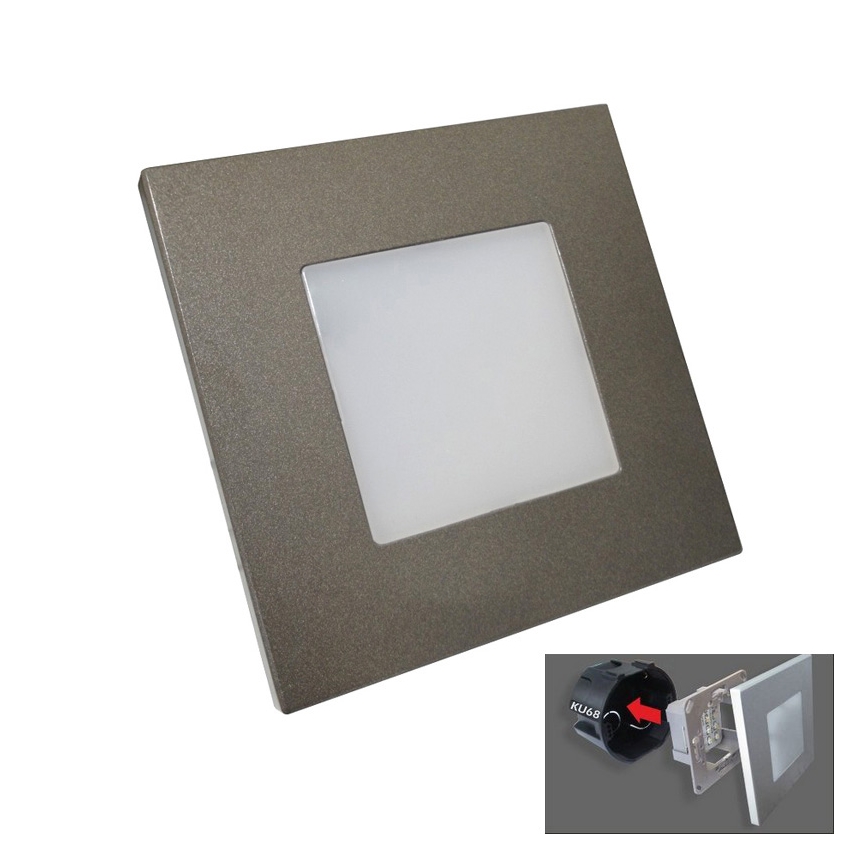 Emithor 48305 - LED Oriëntatielamp STEP LIGHT 16xLED/1W/230V