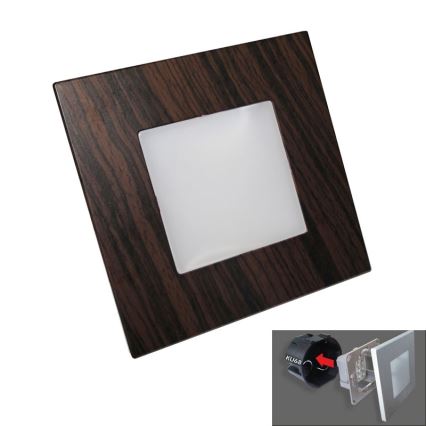 Emithor 48306 - Lampe d'orientation LED STEP LIGHT 16xLED/1W/230V
