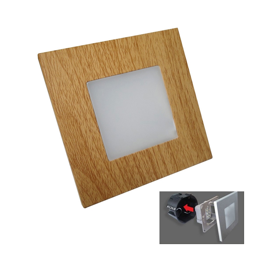 Emithor 48307 - LED Oriëntatielamp STEP LIGHT 16xLED/1W/230V