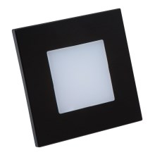 Emithor 48335 - Ingebouwde LED Lamp STEP LIGHT LED/1W/230V zwart