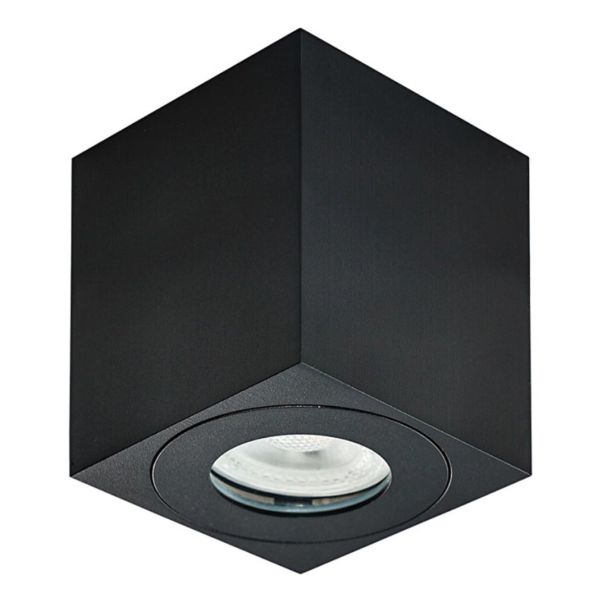 Emithor 48623 - Badkamer spot ALUX 1xGU10/35W/230V IP44 hoekig zwart