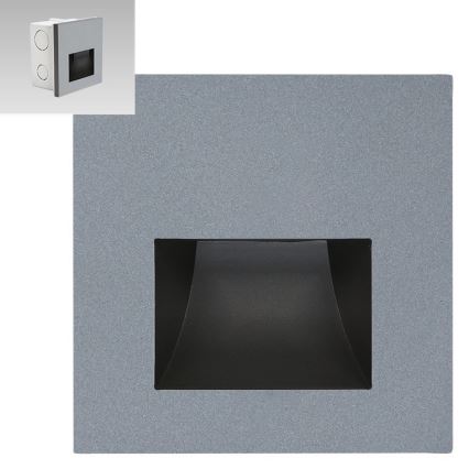 Emithor 70417 - LED Trapverlichting SUNNY LED/1W/230V 4000K grijs