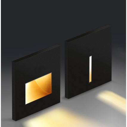 Emithor 70419 - LED Trapverlichting SUNNY LED/1W/230V 4000K zwart