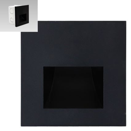 Emithor 70419 - LED Trapverlichting SUNNY LED/1W/230V 4000K zwart