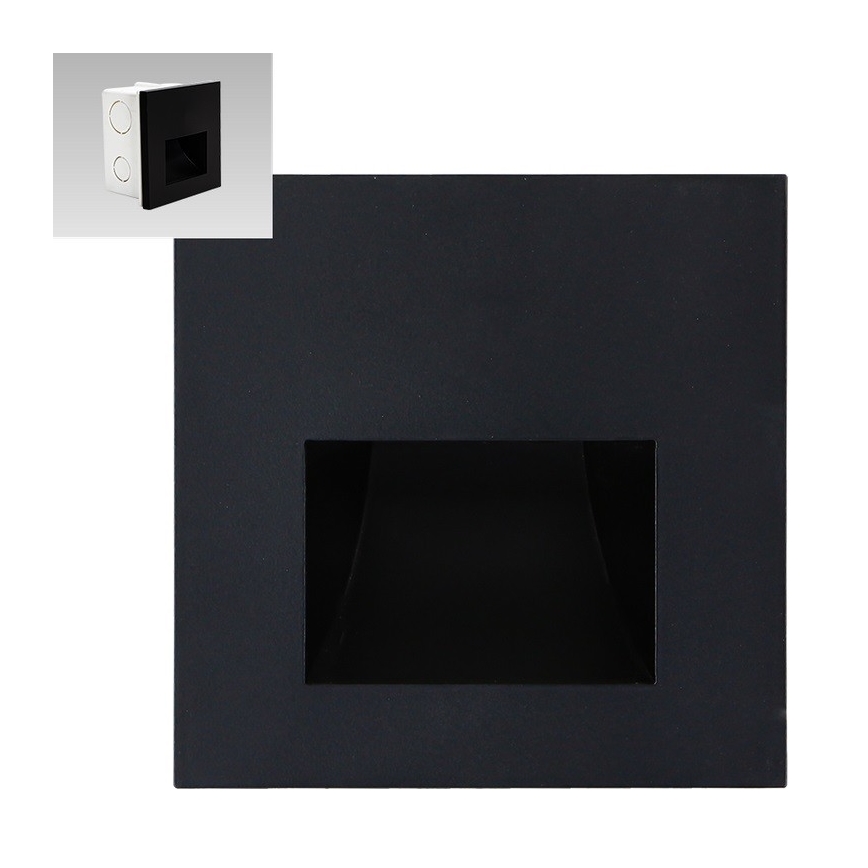 Emithor 70419 - LED Trapverlichting SUNNY LED/1W/230V 4000K zwart