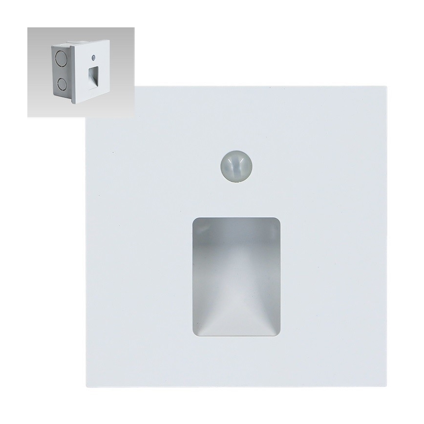 Emithor 70420 - LED Trapverlichting met sensor VIX LED/1W/230V 4000K wit