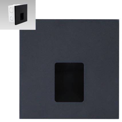 Emithor 70425 - LED Trapverlichting VIX LED/1W/230V 4000K zwart