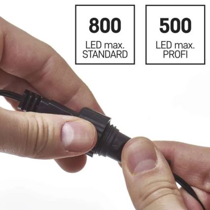 Alimentation pour connexion d'illuminations de Noël 230V IP44 + Télécommande