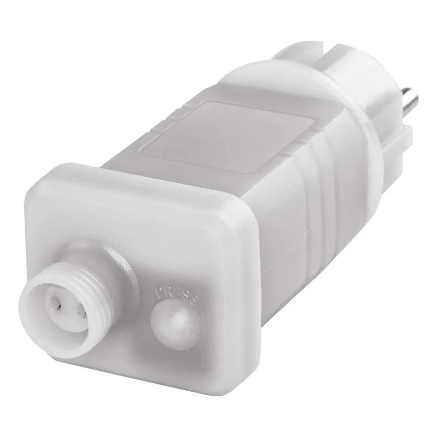 Alimentation pour connexion d'illuminations de Noël 230V IP44 + Télécommande