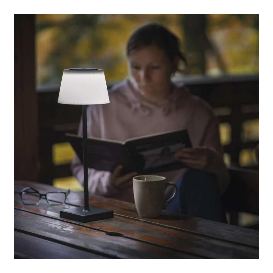 LED Dimbaar rechargeable lamp KATIE LED/4W/10V 1800mAh IP44 CRI 90 zwart