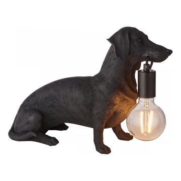 Endon 101188 - Tafellamp DACHSHUND 1xE27/10W/230V zwart