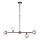 Endon 101348 - Hanglamp met stang OTIS 5xG9/3W/230V zwart-chroom/rookzwart