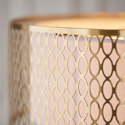 Endon 101569 - Kroonluchter met ketting CORDERO 3xE27/10W/230V goud
