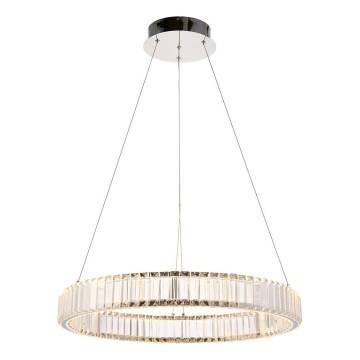 Endon 102255 - Dimbare pendellamp aan kabel LAGUNA LED/36W/230V glanzend chroom