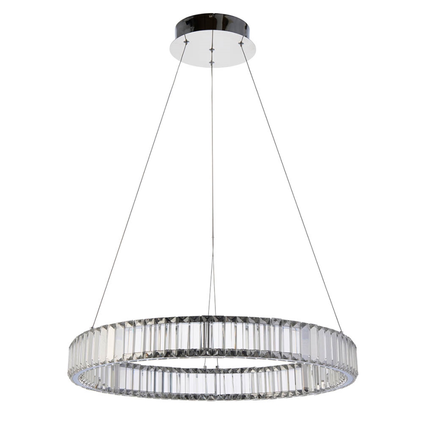 Endon 102255 - Dimbare pendellamp aan kabel LAGUNA LED/36W/230V glanzend chroom