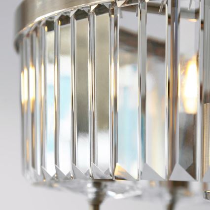 Endon 102506 - Bevestigde hanglamp CHESTERFIELD 3xE14/6W/230V diameter 45 cm messing