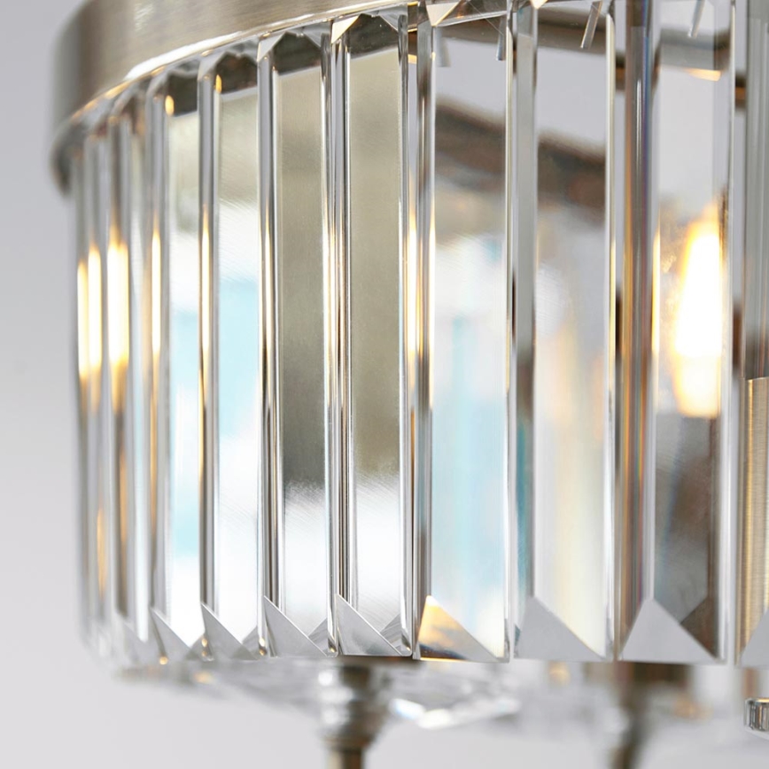 Endon 102506 - Bevestigde hanglamp CHESTERFIELD 3xE14/6W/230V diameter 45 cm messing