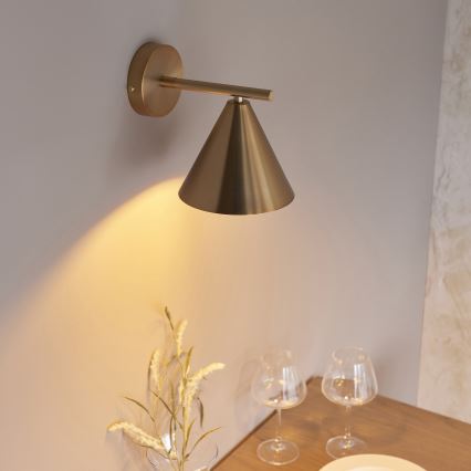 Endon 102893 - Wandspot CAPE 1xE14/7W/230V messing