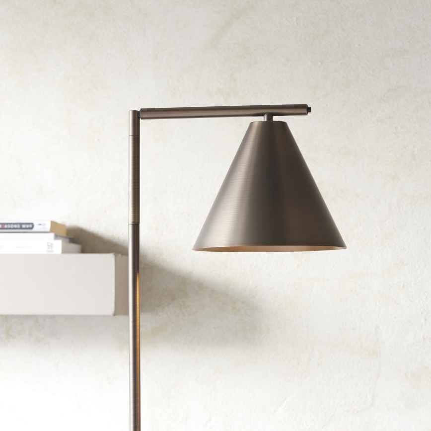 Endon 102895 - Staande Lamp CAPE 1xE27/10W/230V brons