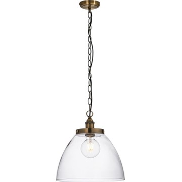 Endon 102926 - Hanglamp aan een ketting HANSEN 1xE27/10W/230V messing