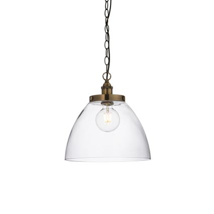 Endon 102926 - Hanglamp aan een ketting HANSEN 1xE27/10W/230V messing
