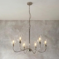 Endon 103315 - Kroonluchter aan ketting 6xE14/6W/230V glanzend chroom
