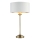 Endon 104054 - Lampe de table HIGHCLERE 1xE14/7W/230V blanc/laiton d. 25 cm