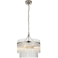 Endon 104113 - Kroonluchter aan ketting MARIETTA 3xE14/7W/230V glanzend chroom