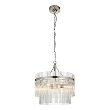 Endon 104113 - Kroonluchter aan ketting MARIETTA 3xE14/7W/230V glanzend chroom