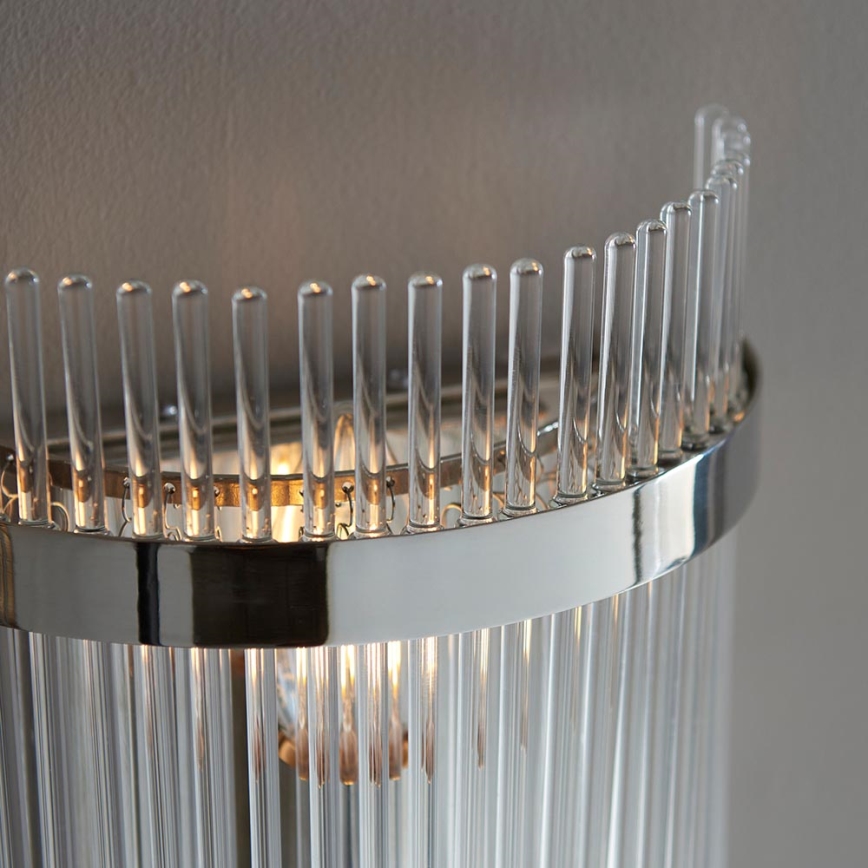 Endon 104114 - Wandlamp MARIETTA 1xE14/6W/230V glanzend chroom/doorzichtig