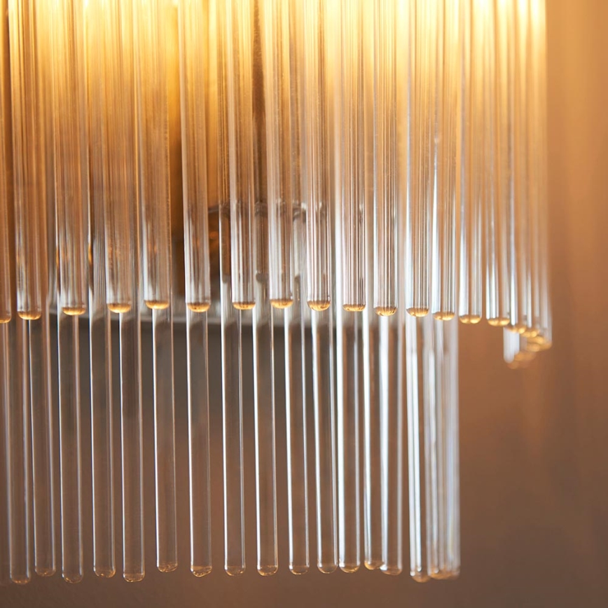 Endon 104114 - Wandlamp MARIETTA 1xE14/6W/230V glanzend chroom/doorzichtig