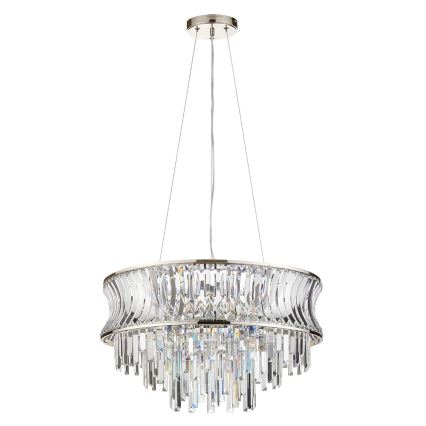 Endon 104530 - Lustre suspendu sur chaîne 9xE14/6W/230V chrome brillant