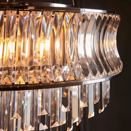 Endon 104530 - Lustre suspendu sur chaîne 9xE14/6W/230V chrome brillant